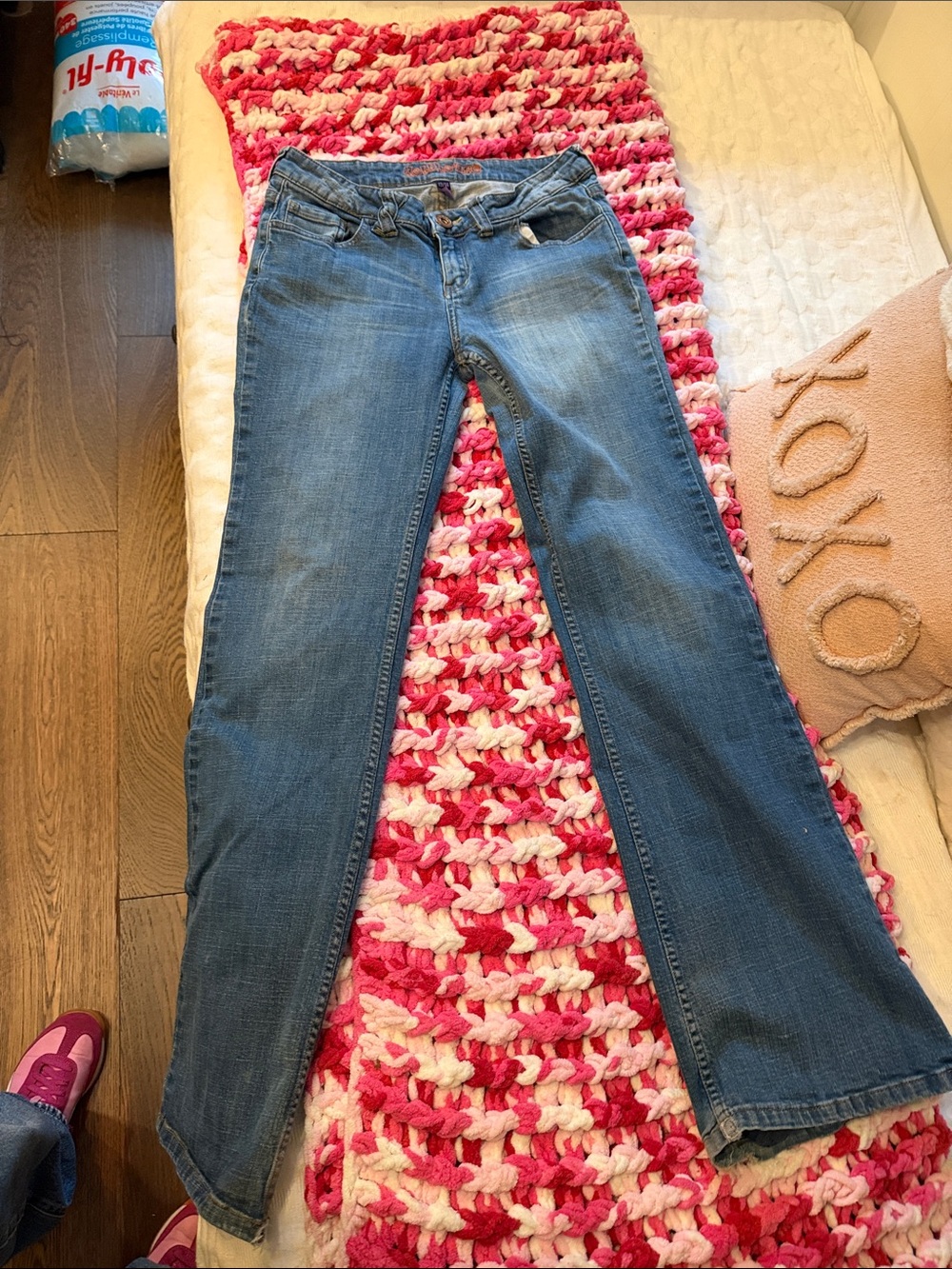 Dollhouse Mid Blue Flare Jeans